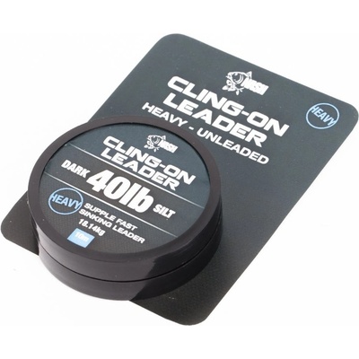Kevin Nash Ťažká šnúra Cling On Leader 10m 40lb Silt