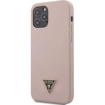 Guess gumené Apple iPhone 12 Pro Max ružové