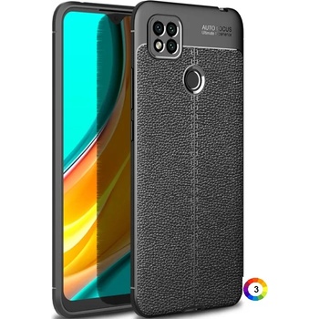 Image 1 of Xiaomi Redmi 9C Удароустойчив Litchi Skin Калъф и Протектор