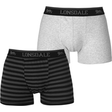 Lonsdale grey/blackstrp 2 ks