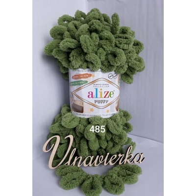 Alize Puffy 485 tmavo zelená