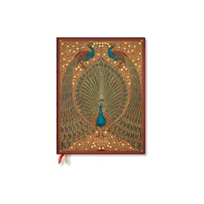 Hafiz's Peacocks Ultra Vertical Hardcover 18-Month Weekly Planner, 208pg, 80gsm by Paperblanks Sangorski & Sutcliffe 2027