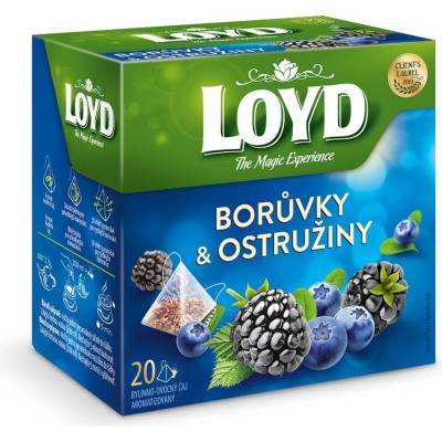 Loyd pyramidky Mokate ostružiny a borůvky 20 sáčků