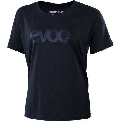 Evoc Дамска фланелка с къс ръкав за колоездене Evoc Women's T-Shirt Logo T-shirt - Black (156-2729-0111)