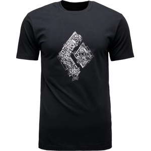 Black Diamond Мъжка тениска Black Diamond Engineered Diamond S/S Tee T-shirt - Black - размер XS (216-5240-0211)