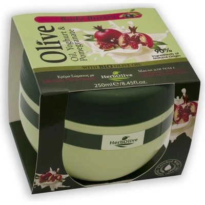 HerbOlive Yoghurt & Pomegranate telové maslo 250 ml