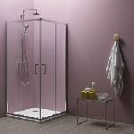 Kolpa San Квадратна душ кабина с плъзгащи се врати Kolpasan Eco Quat 90x90 (538560)