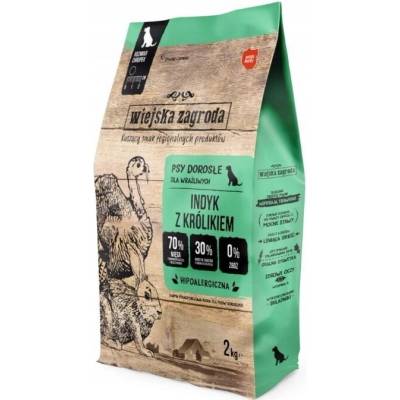 Wiejska Zagroda Small & Medium Krůta s králíkem 2 kg