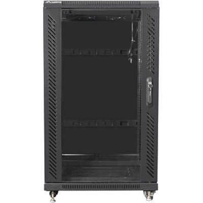 Lanberg rack cabinet 19" free-standing 22U/600x600 (flat pack) black (FF01-6622-12B)