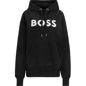 HUGO BOSS Суичър BOSS Women's Econy Organic Cotton Oversized Hoodie - Black 001