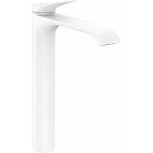 Hansgrohe Vivenis 250 висок смесител за умивалник с едноръкохватков механизъм, матово бяло (75042700)