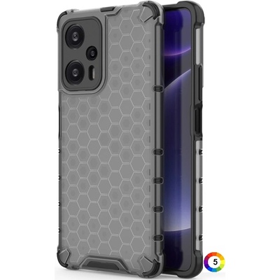 Xiaomi Poco F5 Pro Силиконов Калъф Honeycomb TPU и Протектор
