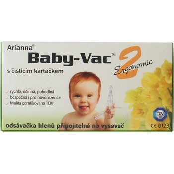 Baby Vac Arianna 2 s čistic.kart. nosní odsávačka