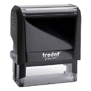 TRODAT Печат TRODAT Printy 4.0 4913 еко-черен корпус син тампон 4913F/K (4913F/K)