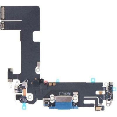 Nabíjecí obvod + Flex kabel iPhone 13 - modrý - Aftermarket IPH1654