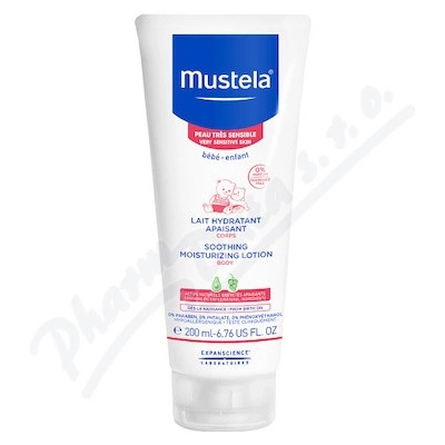 Mustela Zklidňujicí hydratační tělové mléko 200 ml