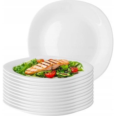 Plochý talíř jídelní Altom Design White Harmony 28 cm