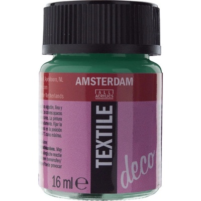 Farba na textil Amsterdam Textile Deco 16ml tyrkysová nepriesvitná 685