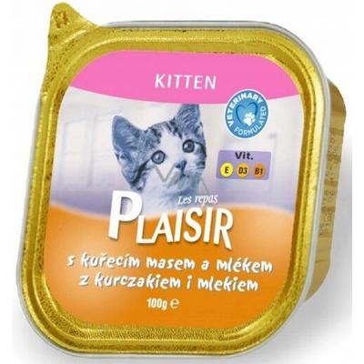 Plaisir kitten kuracie a mlieko 100 g
