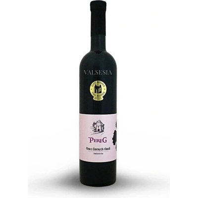 Pereg z Čiernych Ríbezlí 10,5% 0,75 l (čistá fľaša)