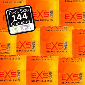 EXS Condoms Delay - латексови презервативи (144 бр. )