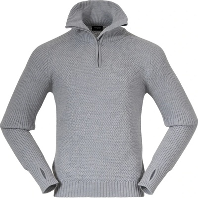 Bergans Мъжки вълнен пуловер Bergans Ulriken Jumper Merino jumper - Magnesium Grey (005-0358-1612)