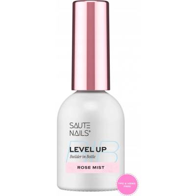 Saute Nails stavební gel na nehty v lahvičce BiB Level Up rose mist 8ml