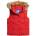 SUPERDRY Потник Superdry Everest Faux Fur vest - Red (Varsity Red)