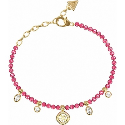 Guess Pozlacený náramek Jaipur Splendor JUBB06145JWYGFC 18,4 cm