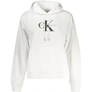 Calvin Klein Дамски суитшърт с цип calvin klein, Размер m, Цвят Бяло (lv047e221g_biyaa)