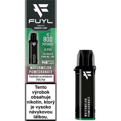 FUYL POD WATERMELON POMEGRANATE 800 potiahnutí 1ks