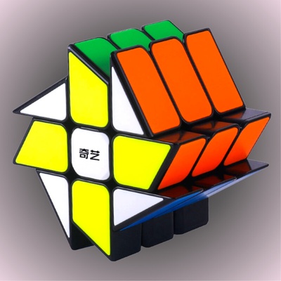 Speedcube QIYI Windmill S 3x3 56 mm BLACK