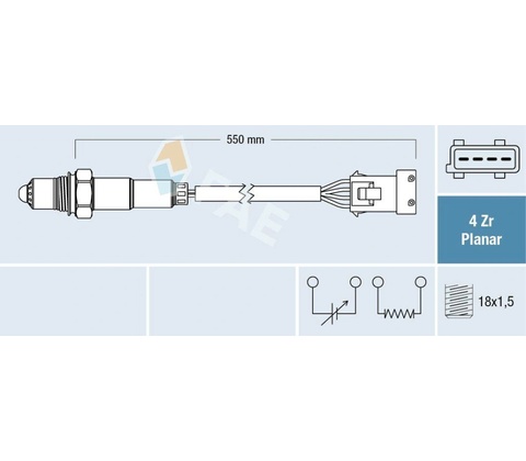 Lambda sonda FAE 77411