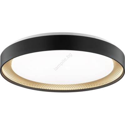 Brilliant - димируемо LED таванно осветително тяло WALDO LED/36W/230V черно/златно + с дистанционно управление (BI0399)
