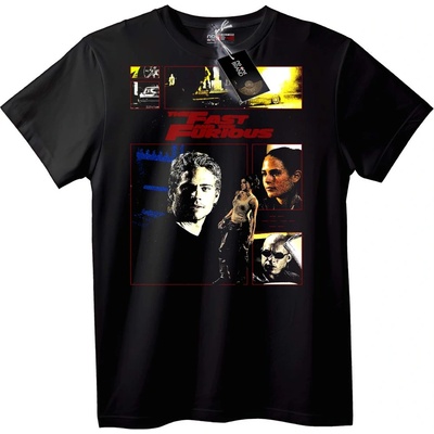 NOONEBRAND Тениска Fast & Furious филм - XL, White