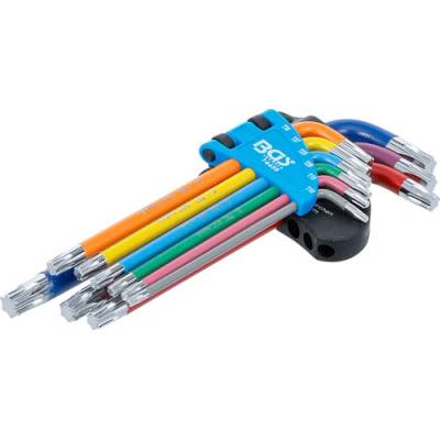 BGS technic Zástrčné klíče Torx T10-T50 vícebarevné 9 ks - BGS 74457