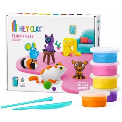IMC Toys Hey Clay комплект с глина: Меки любимци (HCL15023)