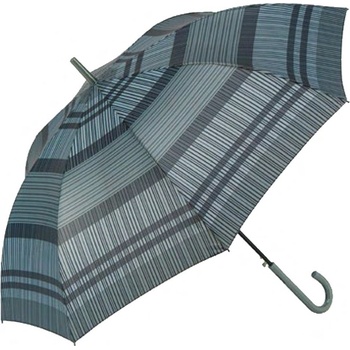 Cachemir Style dámský holový vystřelovací deštník šedý