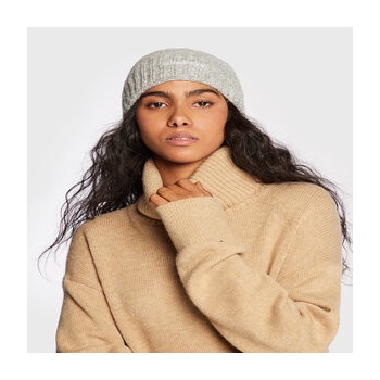 Calvin Klein Micro Waffle Beanie K60K609963 šedá