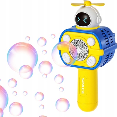 WOOPIE ASTRONAUTA STROJEK NA VÝROBU MÝDLOVÝCH BUBLIN ŽLUTÝ BUBBLE