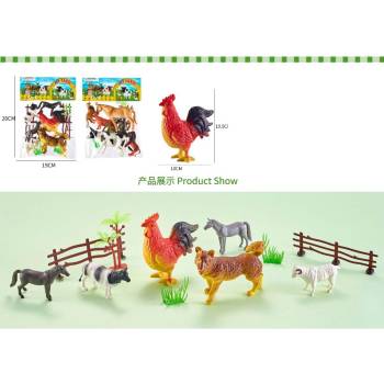 Image 1 of Armtoys КОМПЛЕКТ ДОМАШНИ ЖИВОТНИ ЗА ИГРА 6 БР. С ОГРАДА В ПЛИК