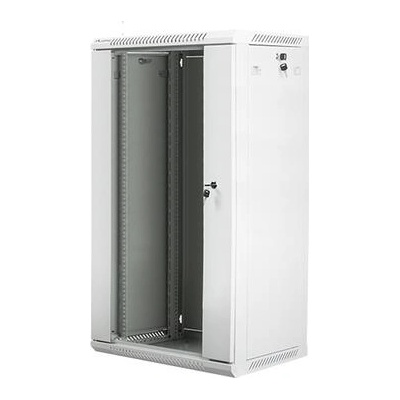 Lanberg rack cabinet 19 wall-mount 22U / 600x450 for self-assembly (flat pack), grey (WF01-6422-10S)