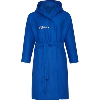 Image 1 of Zeus Unisex Microfiber Bathrobe blue