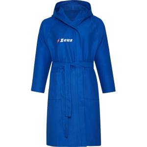 Zeus Unisex Microfiber Bathrobe blue