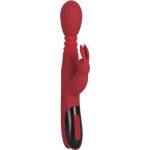 You2Toys Massager - тласкащ, въртящ се, загряващ вибратор за G-точка (червен)