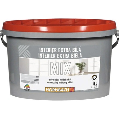 Hornbach Barva Interiér Extra Bílá 5 l báze A