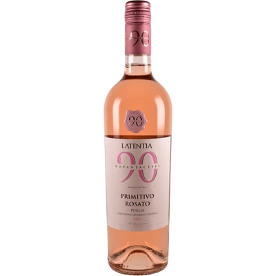 Latentia Primitivo Rosato suché ružové 2022 12% 0,75 l (čistá fľaša)