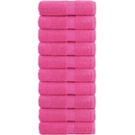 vidaXL Премиум кърпи за пране SOLUND 10 бр. Розови 30x30 см 600 г/м2 (137517)