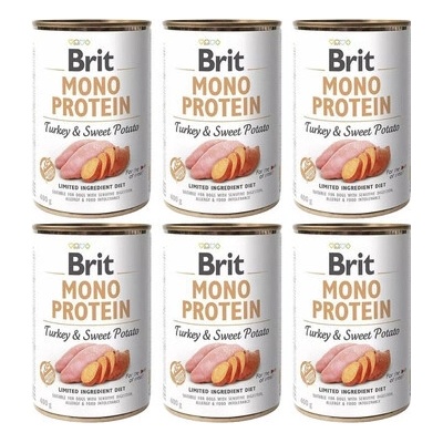 Brit Mono Protein Turkey & Sweet Potato 6 x 400 g