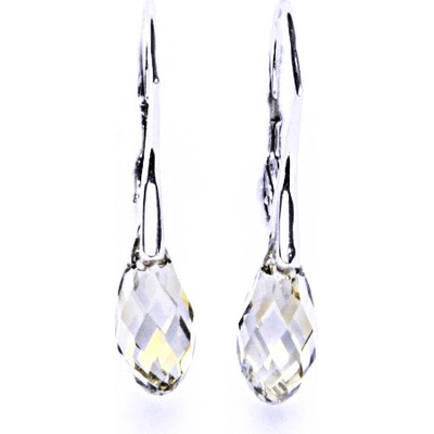 Čištín na patent s krystalem Swarovski silver shadel NK 1295